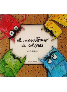 El monstruo de colores, un libro pop-up